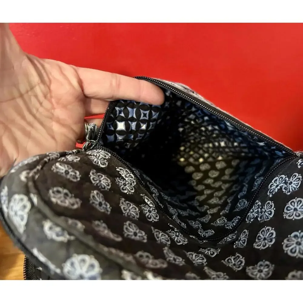 Stephanie Dawn Black and White‎ Patterned Hiking Backpack